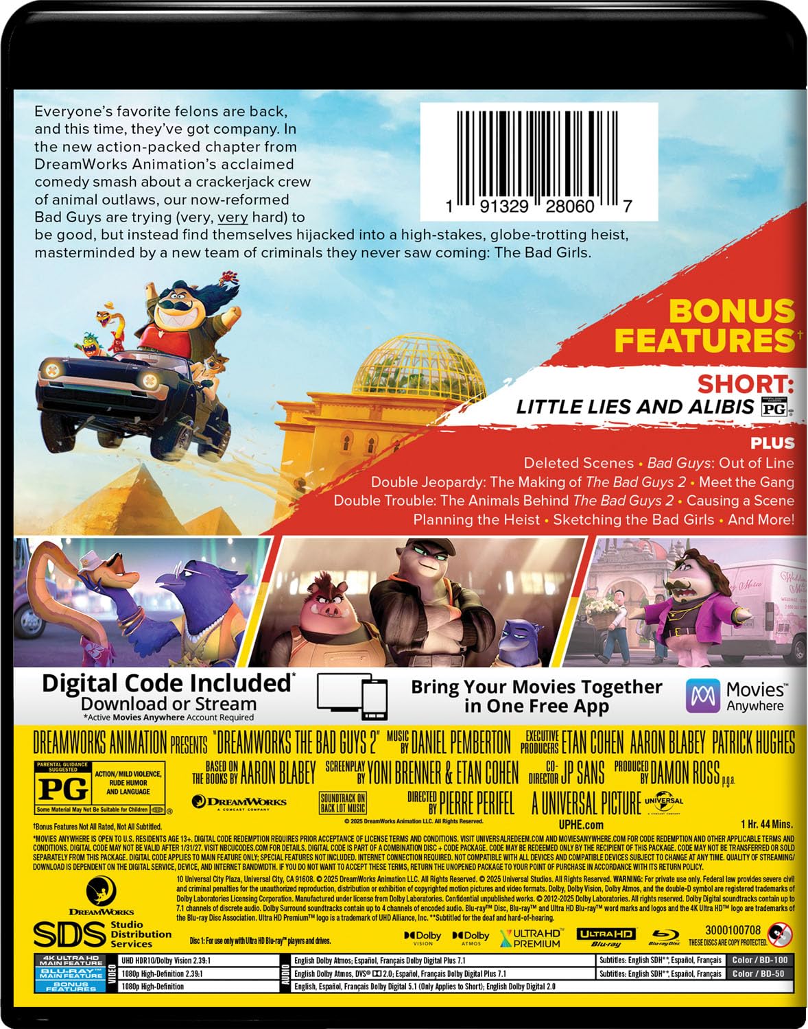 The Bad Guys 2 - Collector's Edition 4K Ultra HD + Blu-ray + Digital -  BigGreenBear.com movies 22.89 USD Big Green Bear