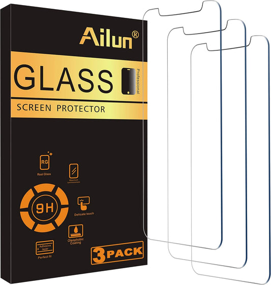 3 Pack Apple iPhone 11 Pro/iPhone Xs/iPhone X Screen Protector -  BigGreenBear.com