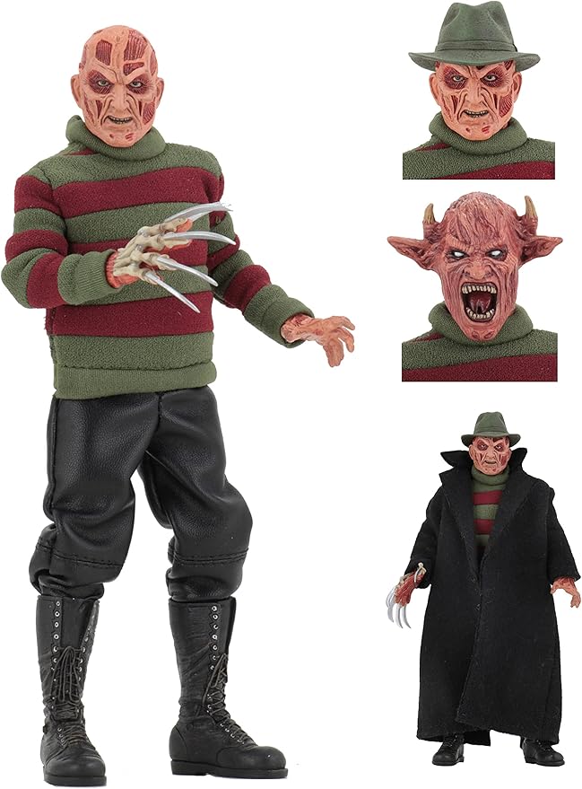 Nightmare On Elm Street: New Nightmare Freddy 8" Retro Figure -  BigGreenBear.com Action Figure 39.89 USD Big Green Bear