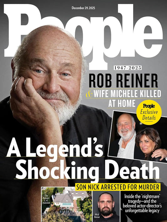 PEOPLE MAGAZINE 12/29/2025: "ROB REINER" 1947-2025 A LEGEND'S SHOCKING DEATH BIGGREENBEAR.COM