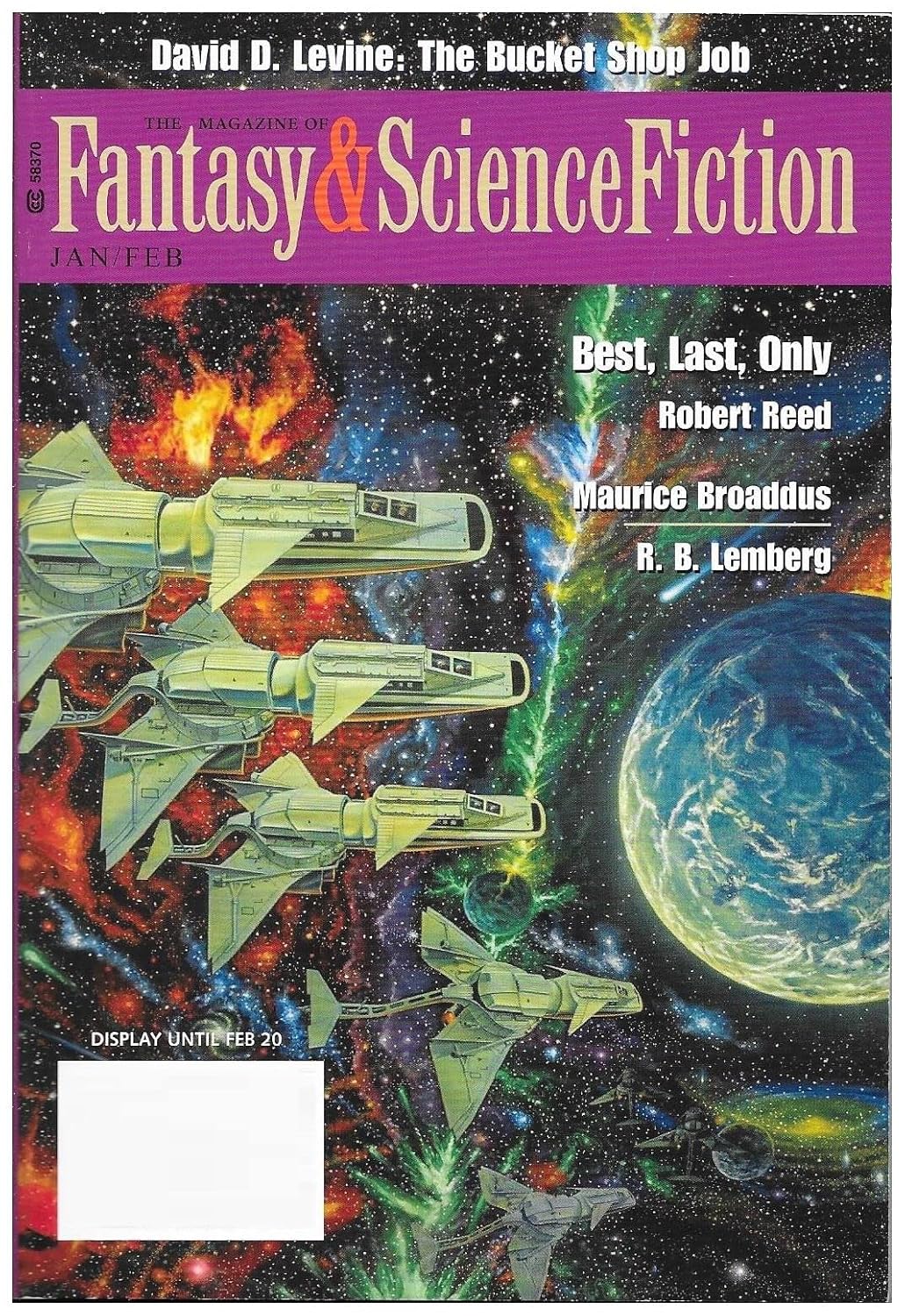 The Magazine of Fantasy & Science Fiction, January-February 2023 -  BigGreenBear.com Magazine 29.99 USD Big Green Bear