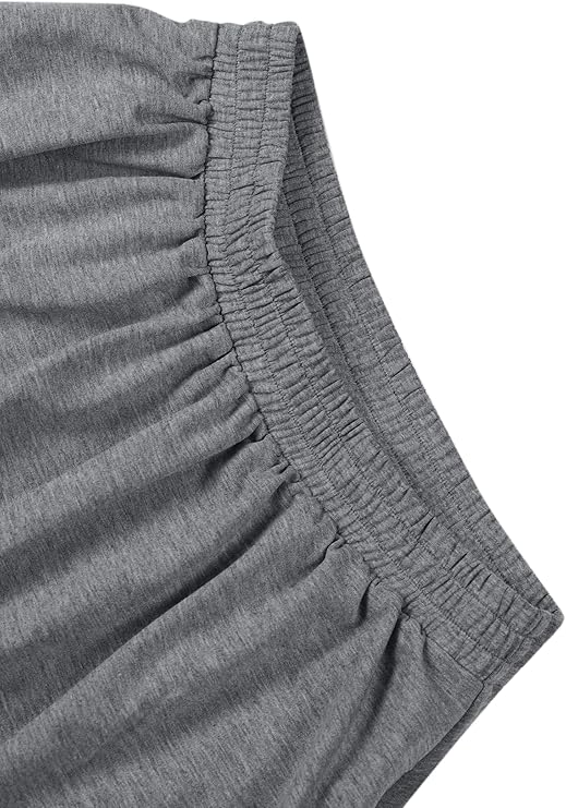 Skirts for Women Midi Length A Line Swing Flowy Skirt with Pockets-Grey