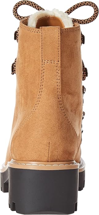 Women's Caleb Shearling Hiking Boot Hi-Top Dark Tan -  BigGreenBear.com clothing 89.99 USD Big Green Bear