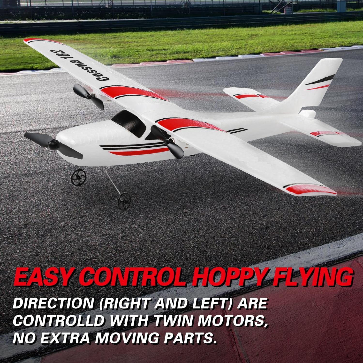 NEW! RC Airplane, RC Plane, 2.4GHz 2 Channels RTF RC Aircraft with 3-Axis Gyro -  BigGreenBear.com Toys 39.99 USD Big Green Bear