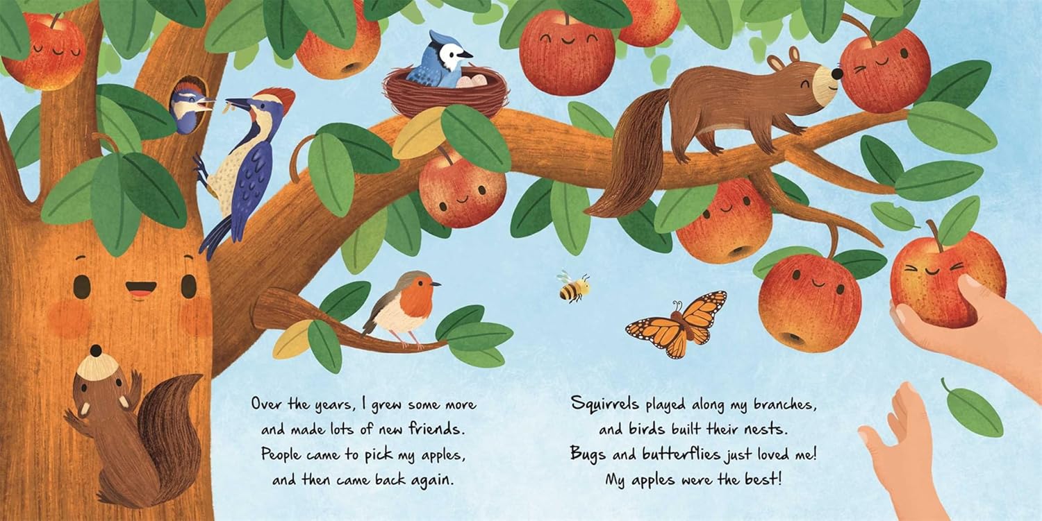 Nature Stories: Little Apple Tree: Discover an Amazing Story from the Natural World-Padded Board Book -  BigGreenBear.com Book 11.99 USD Big Green Bear