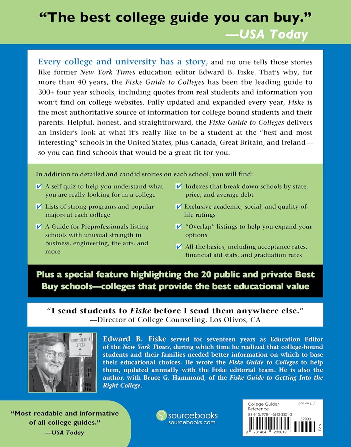 Fiske Guide to Colleges 2026 Spiral-bound