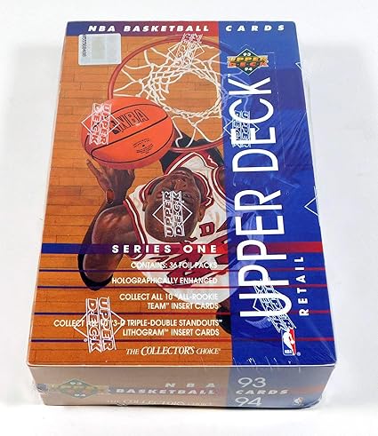 1993-94 Upper Deck Basketball Series 1 Retail Box Sealed (36 Packs) - Basketball Cards