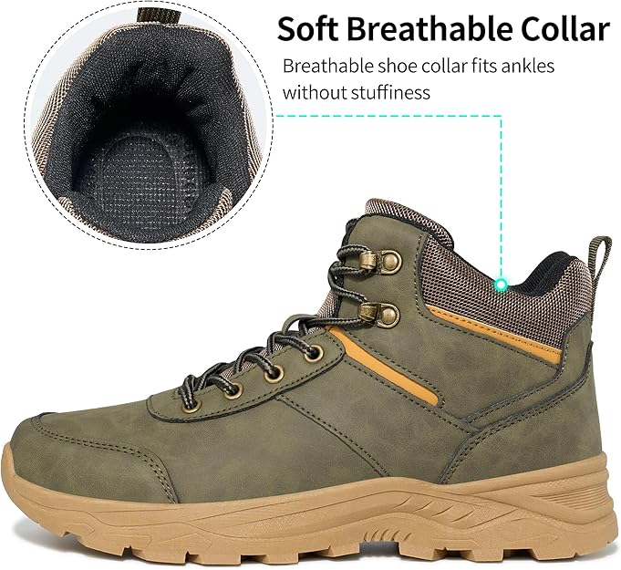 Men's Waterproof Hiking Boots | Lightweight & Slip-Resistant Biggreenbear.com Big Green Bear