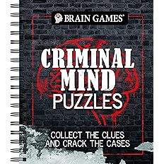 Brain Games - Criminal Mind Puzzles Spiral-bound