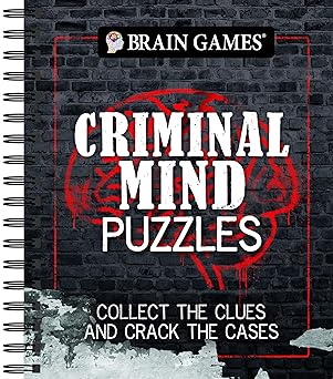 Brain Games - Criminal Mind Puzzles Spiral-bound