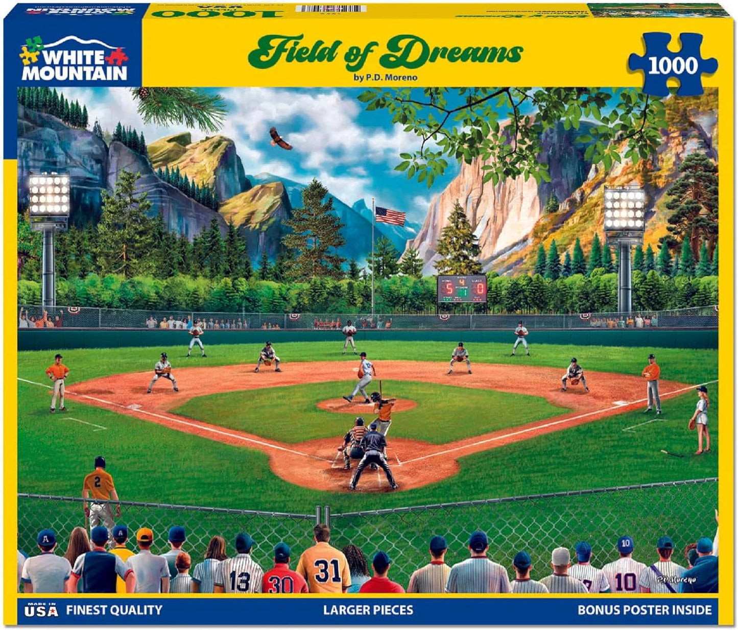 White Mountain Puzzles - Field of Dreams - 1000 Piece Jigsaw Puzzle