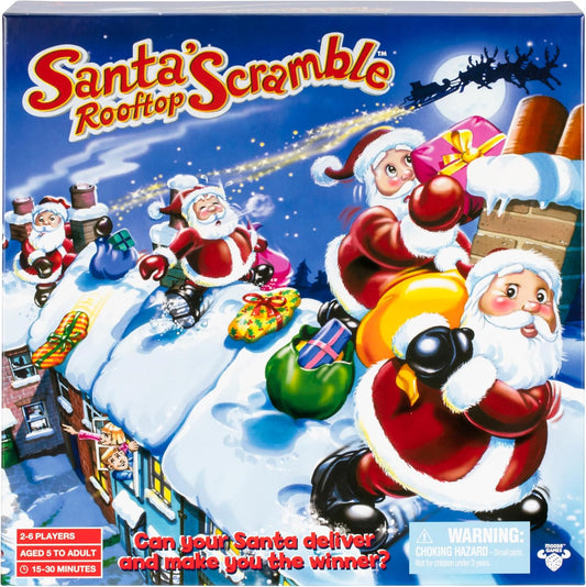 Santa's Rooftop Scramble-Family Board Game -  BigGreenBear.com BOARD GAME 19.99 USD Big Green Bear