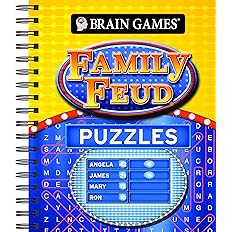 Brain Games - Family Feud Word Search Spiral-bound