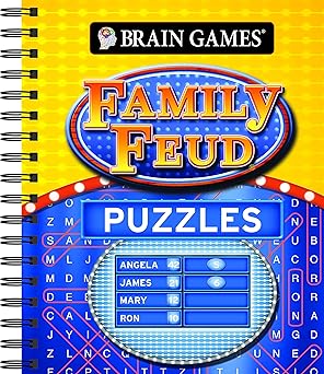 Brain Games - Family Feud Word Search Spiral-bound