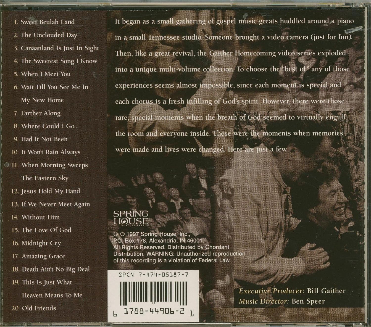 Best Of Homecoming Volume One (CD) -  BigGreenBear.com CDs 14.99 USD Big Green Bear