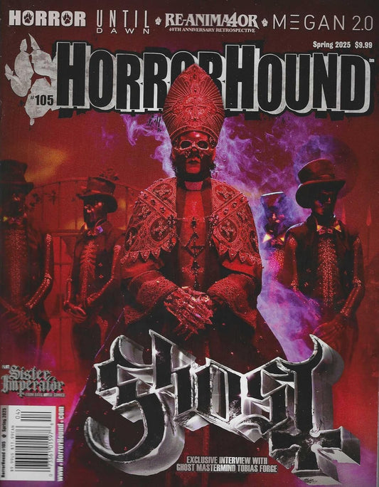 Horror Hound Magazine #105 Spring 2025 Ghost -  BigGreenBear.com Magazine 15.99 USD Big Green Bear