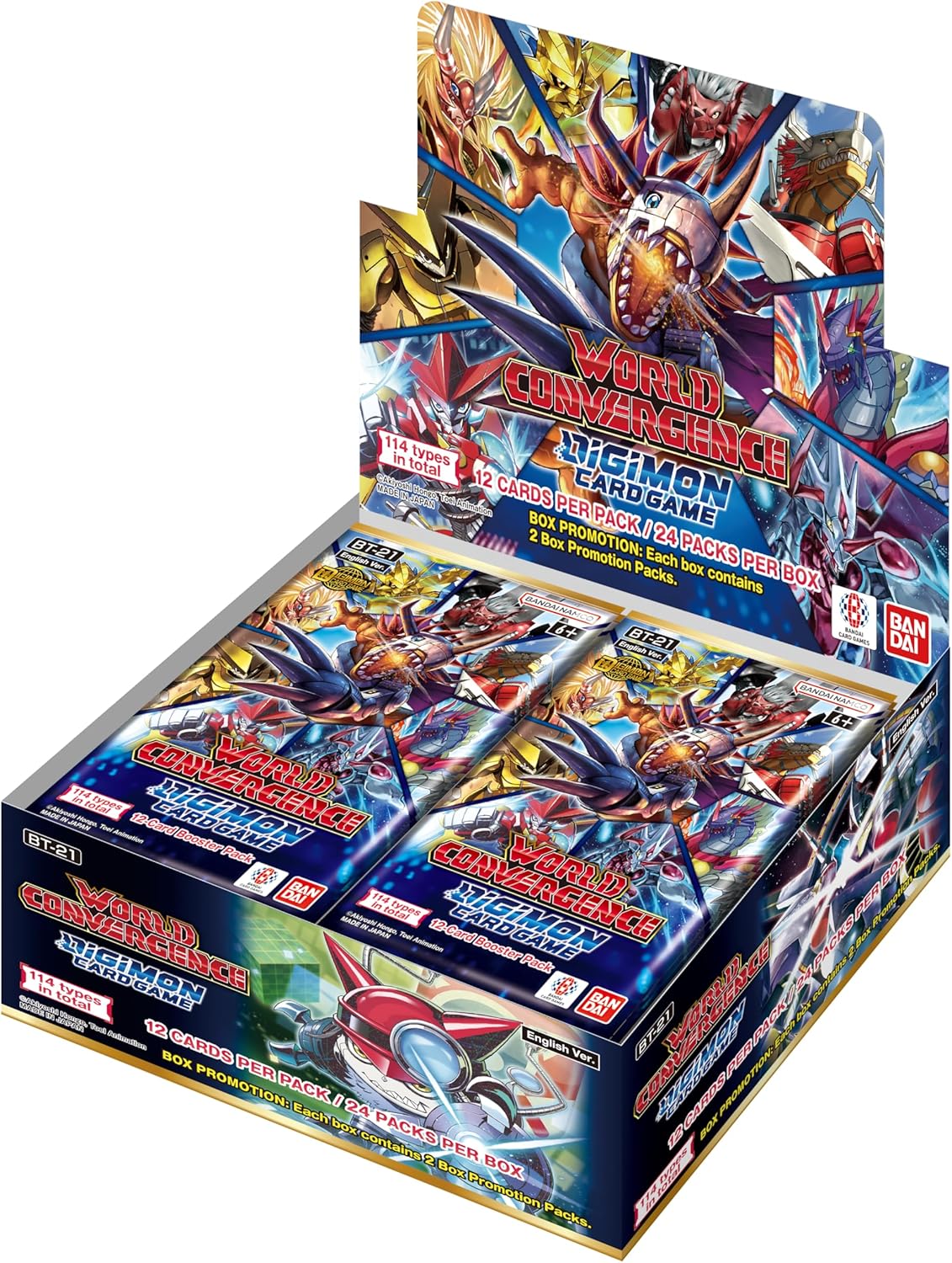 Digimon Card Game World Convergence BT21 Booster Box English