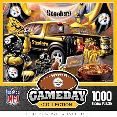 MasterPieces - 1000 Piece Jigsaw Puzzle, NFL Pittsburgh Steelers