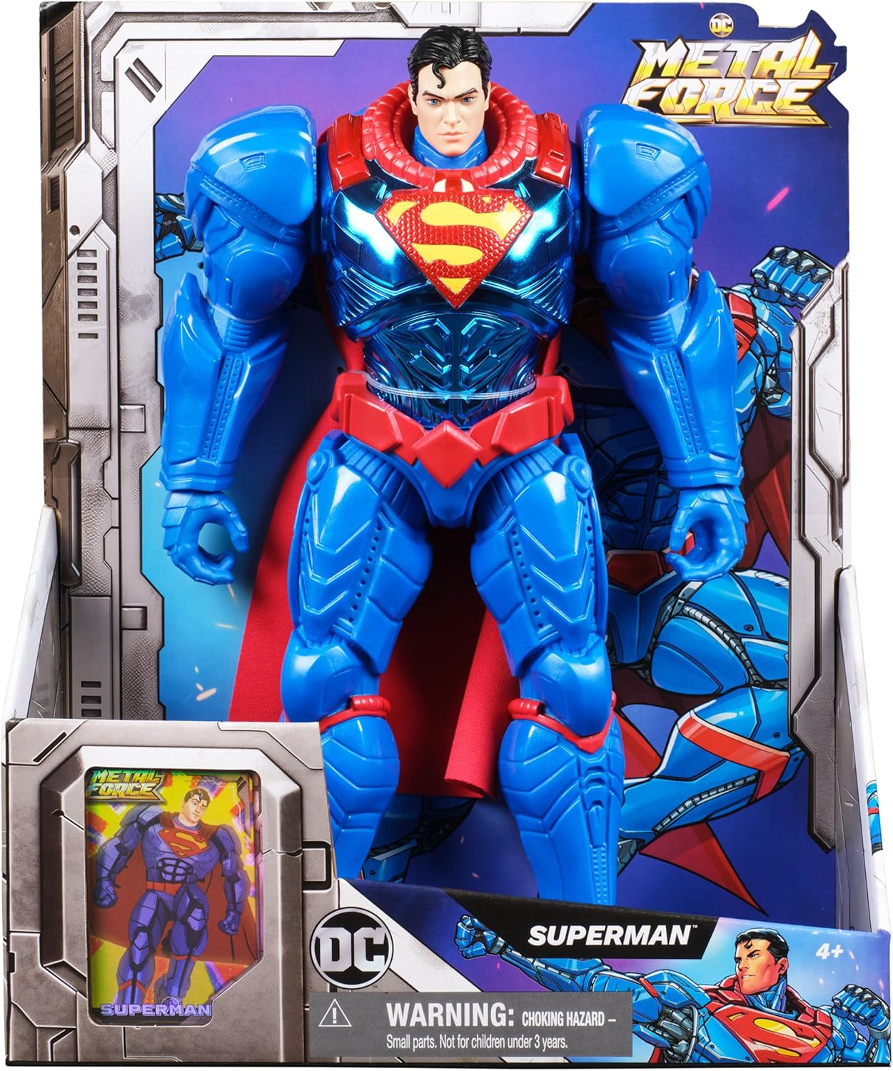DC Comics, Metal Force Superman Action Figure, 12-Inch -  BigGreenBear.com Action Figure 17.99 USD Big Green Bear