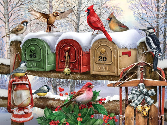 Ceaco - Winter's Promise - 300 Oversized Piece Jigsaw Puzzle -  BigGreenBear.com puzzles 8.97 USD Big Green Bear
