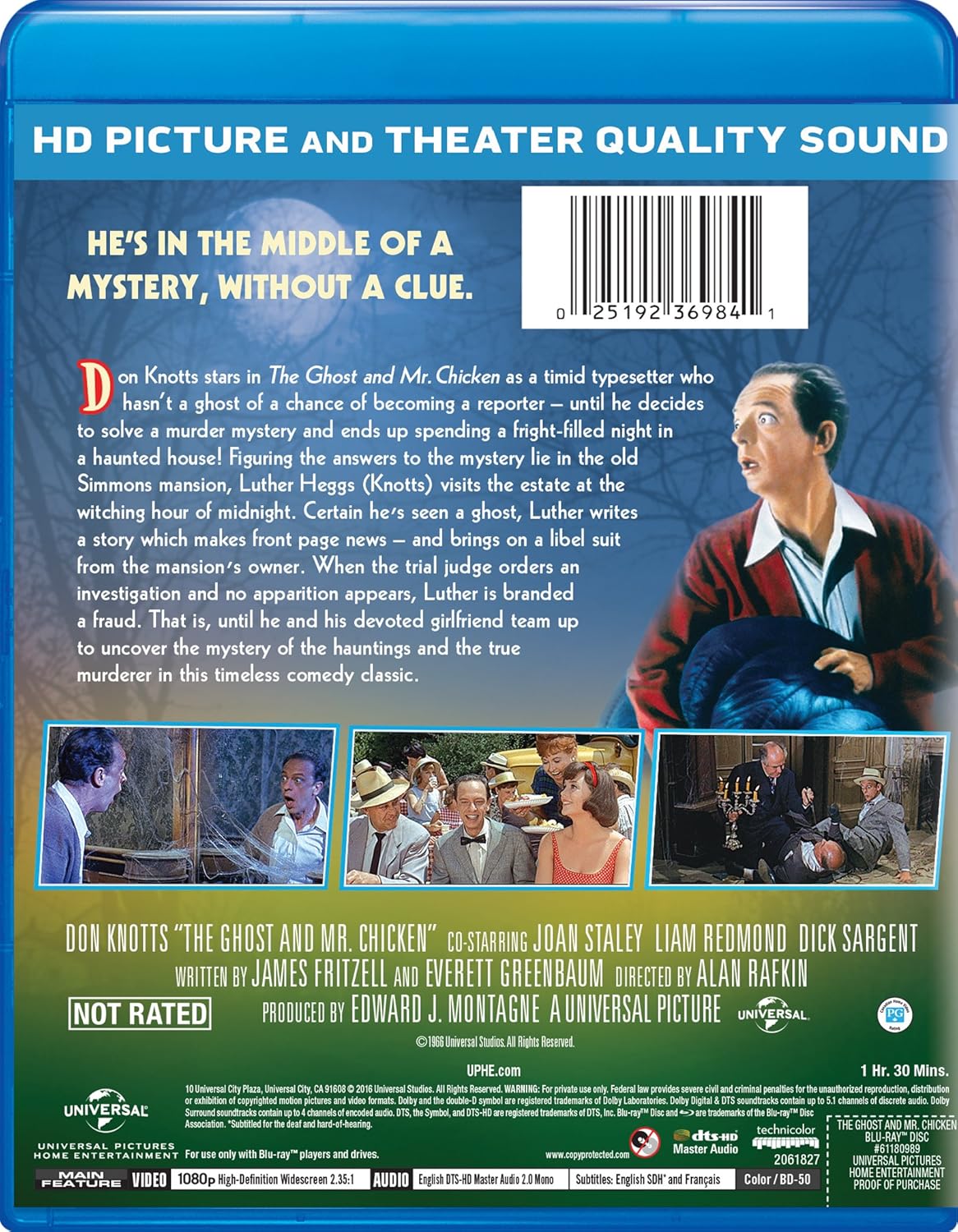 The Ghost and Mr. Chicken [Blu-ray]