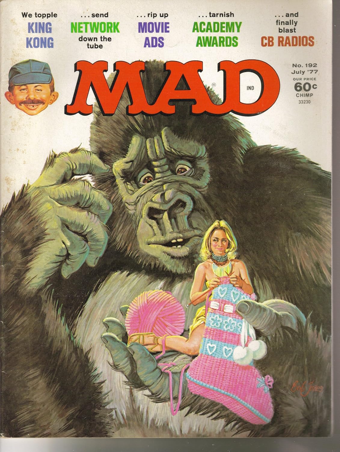 Mad Magazine July 1977 No. 192 We Topple 'King Kong' -  BigGreenBear.com Magazine 15.99 USD