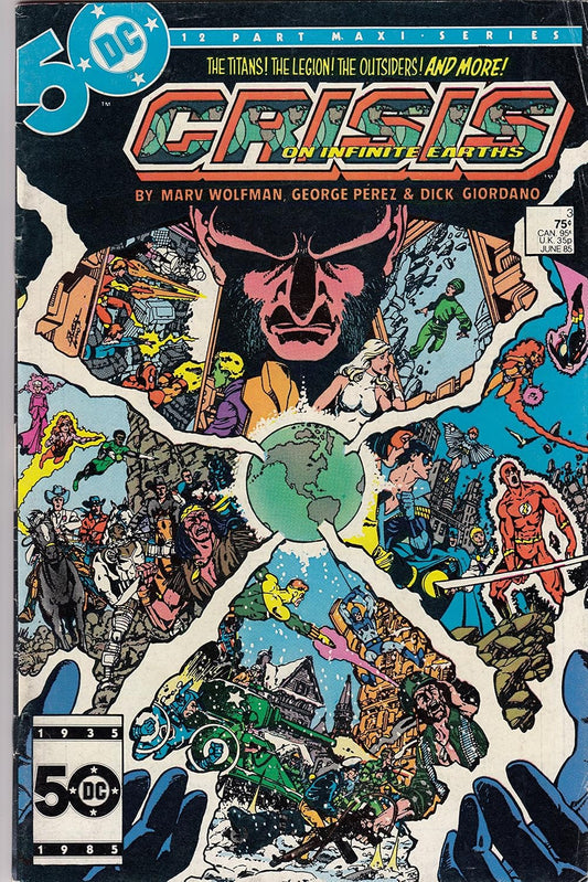 Crisis on Infinite Earths #3 1985 DC Comics