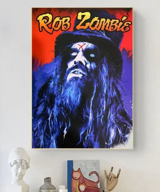 Rob Zombie Canvas Art Poster