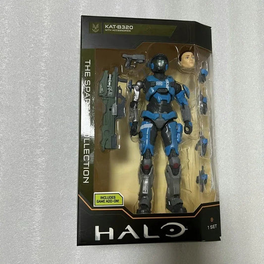 Halo The Spartan Collection Master Chief Action Figure - Box And Accessories