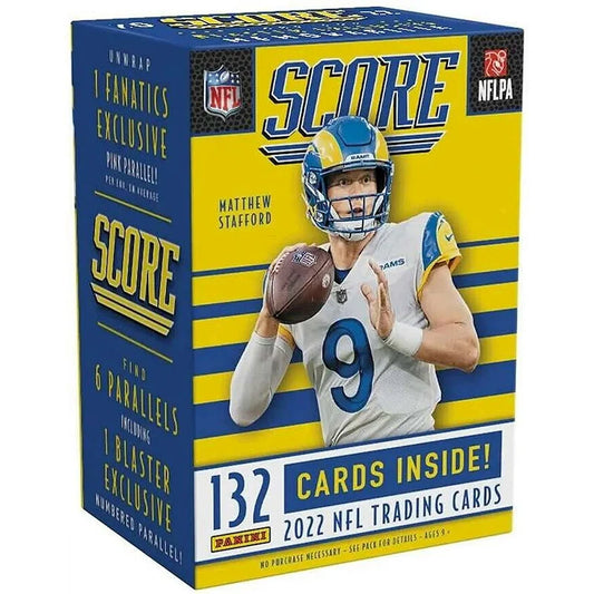 2022 Panini Score Football Blaster Box: Fanatics Exclusive Pink Parallels