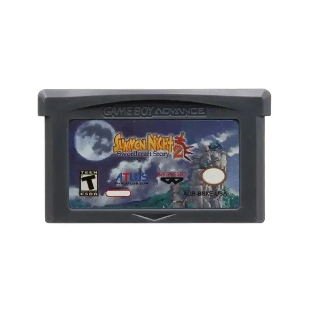 32-Bit GBA Summon Night Game Cartridge 32-Bit GBA Summon Video Game Console Card Summon Night 2 For GBA NDS