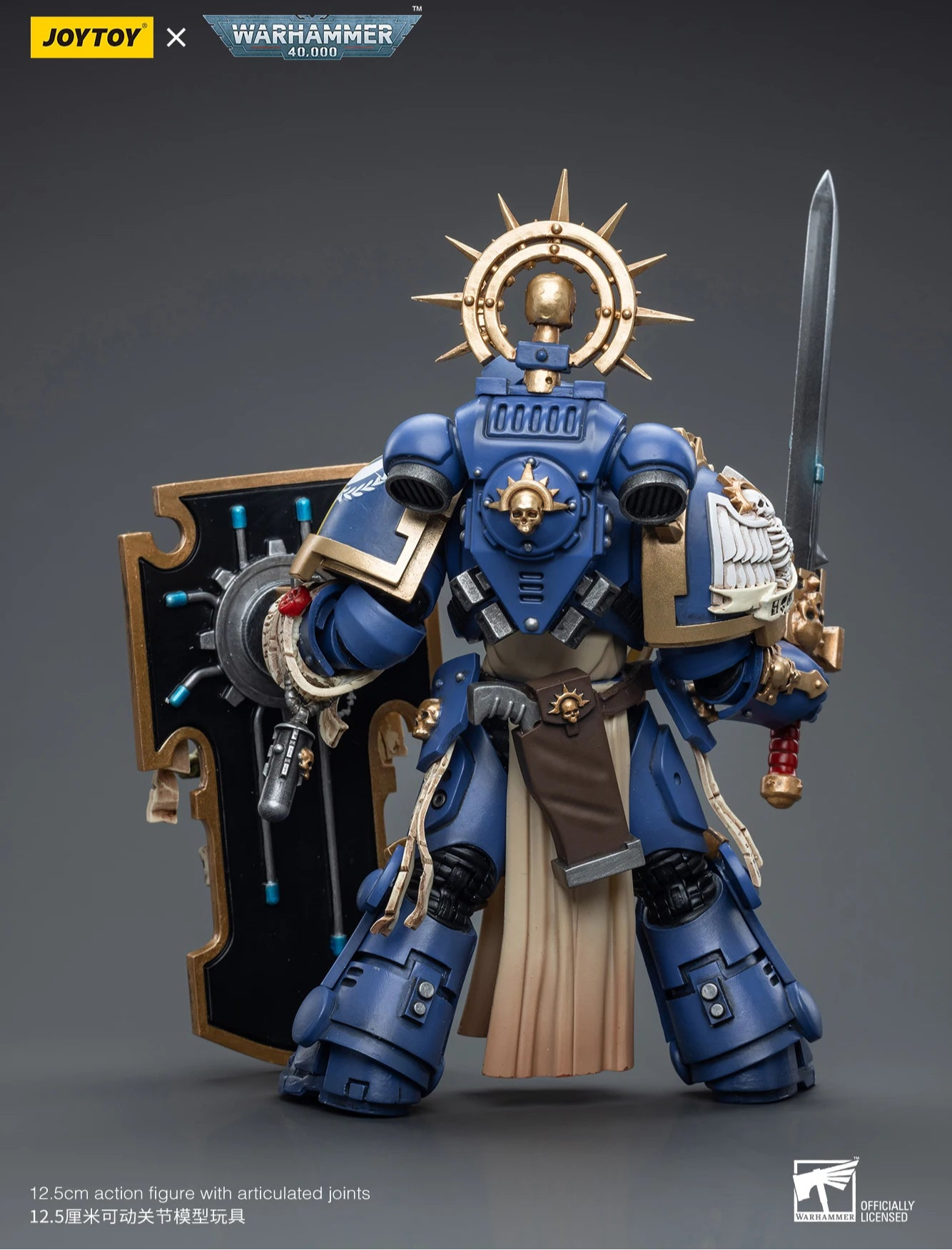 JOYTOY 1/18 Action Figure Warhammer 40K Ultramarines Primaris Captain Relic Shield Power Sword -  BigGreenBear.com Action Figure 79.88 USD Big Green Bear