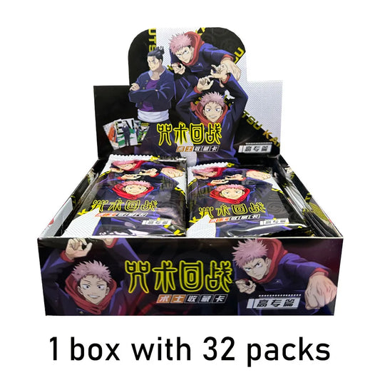 New Jujutsu Kaisen Collection Cards:  1 box with 32 packs