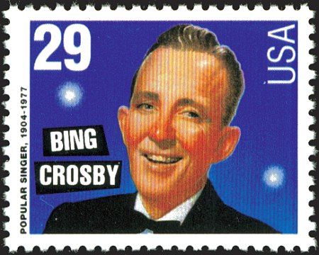 #2850 - 29¢ Bing Crosby 1994 -  BigGreenBear.com Stamps 2.65 USD Big Green Bear