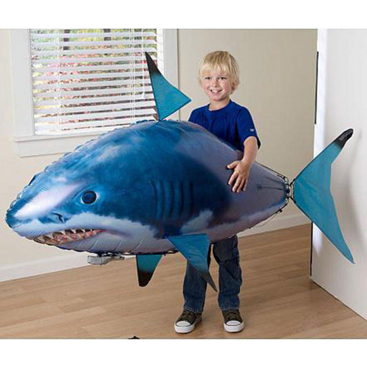 Remote Control Shark Balloons, Inflatable Flying Shark Helium Balloon