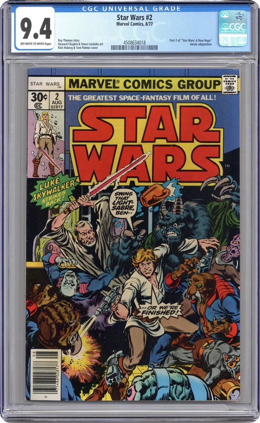 Star Wars #2 1st Printing CGC 9.4 1977