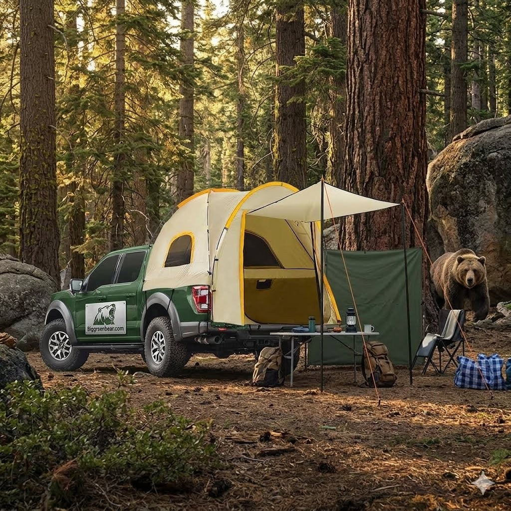 F150, Silverado & Ram Bed Tent (5.5'-6.3' Bed) – Big Green Bear