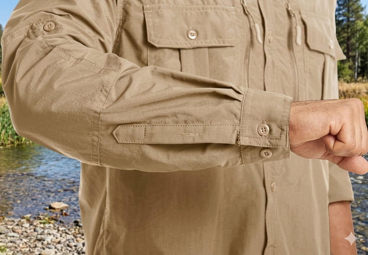 Men's UPF 50+ Long Sleeve Hiking Shirt