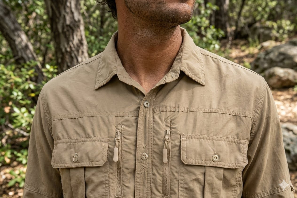 Men's UPF 50+ Long Sleeve Hiking Shirt