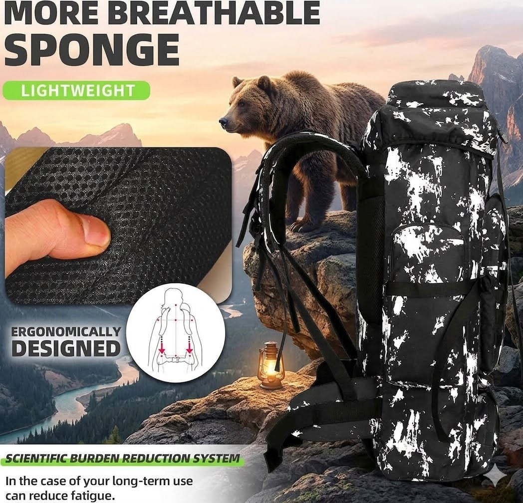 70L Camouflage Tactical Military Backpack
