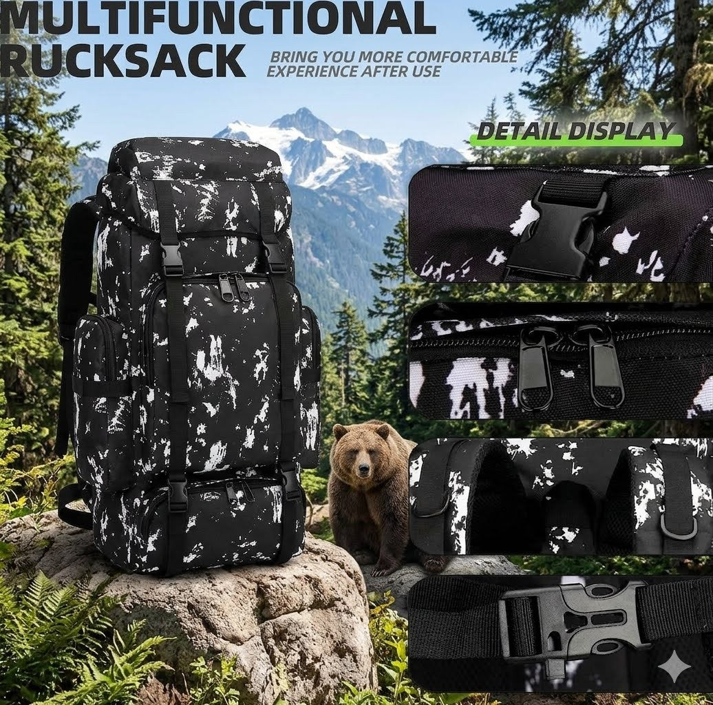 70L Camouflage Tactical Military Backpack