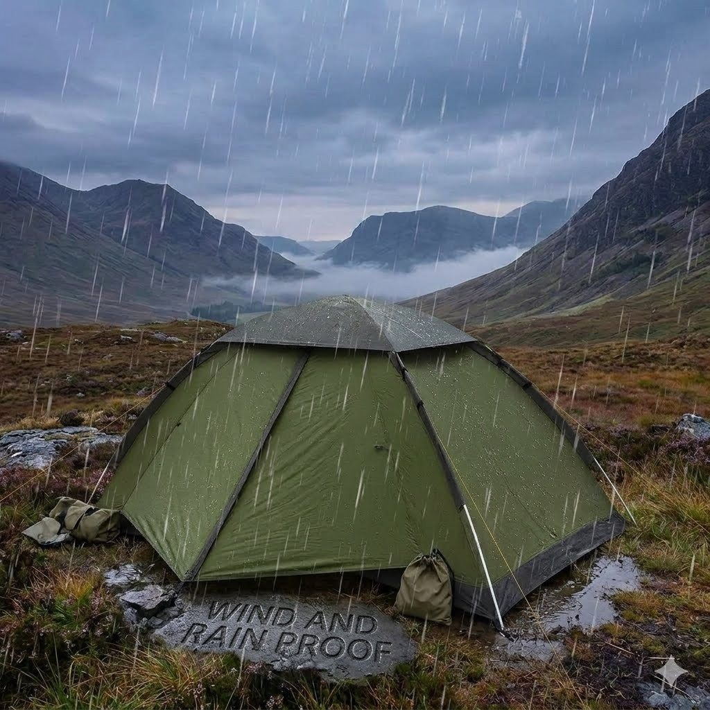 Ultralight 2-Person Waterproof Backpacking Tent – Big Green Bear
