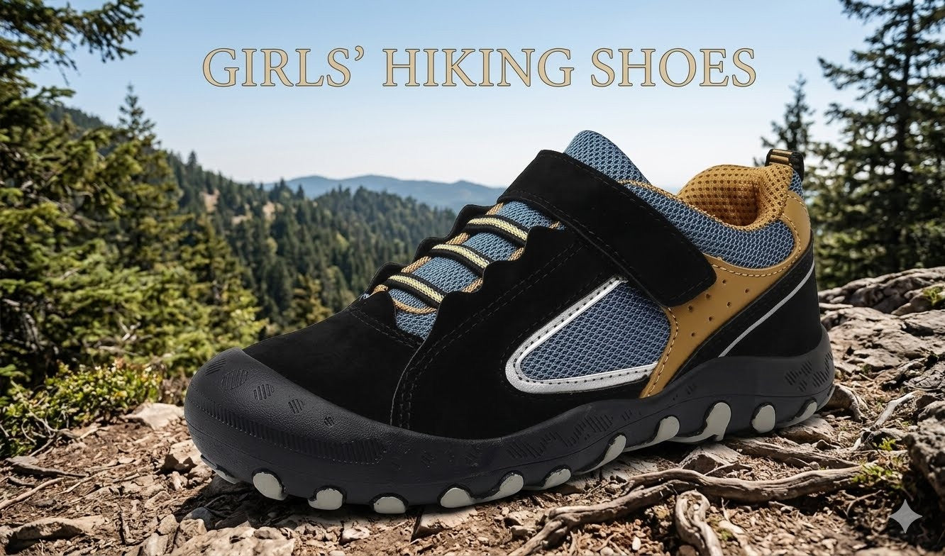 Girls Water-Resistant Non-Slip Hiking Shoes