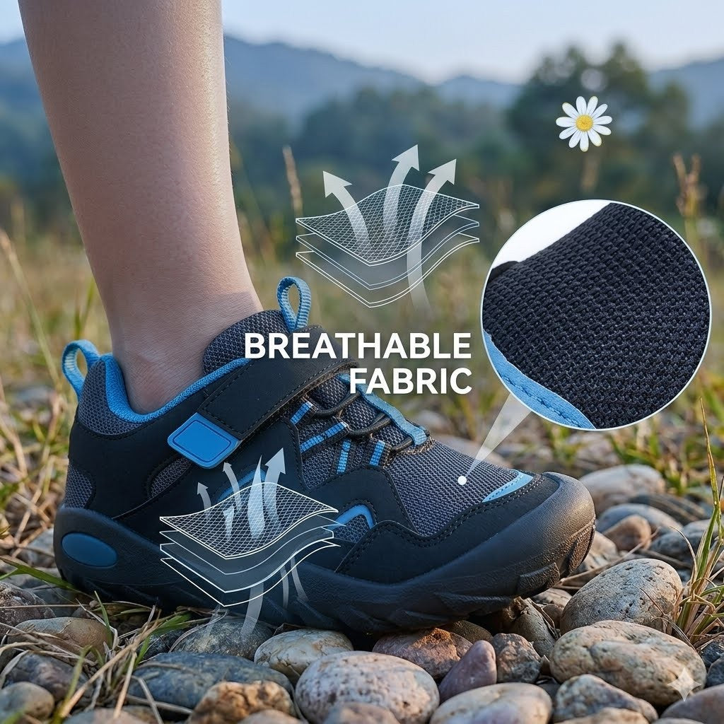 Kids Waterproof Hiking Shoes | Non-Slip Breathable Hikers