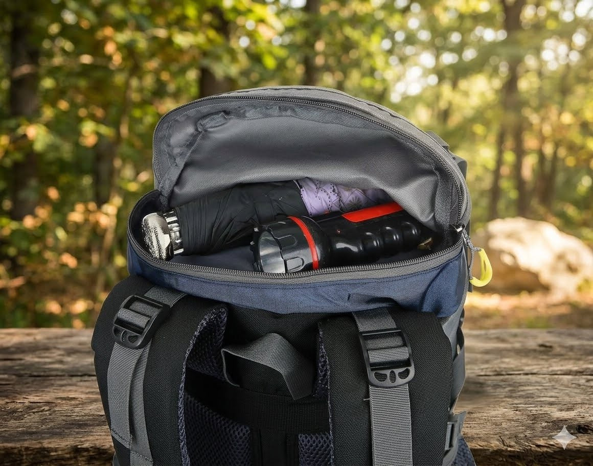 50L Waterproof Hiking Backpack with Rain Cover