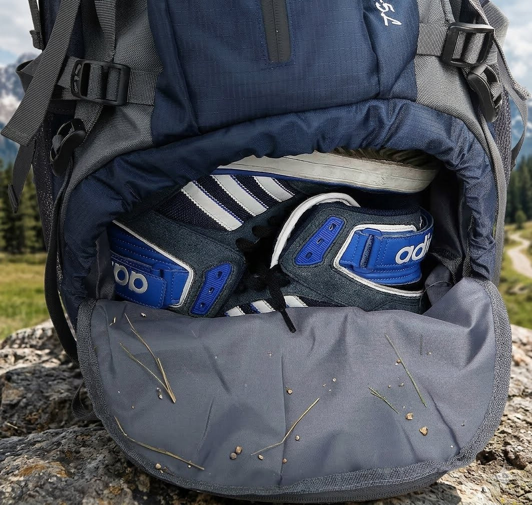 50L Waterproof Hiking Backpack with Rain Cover