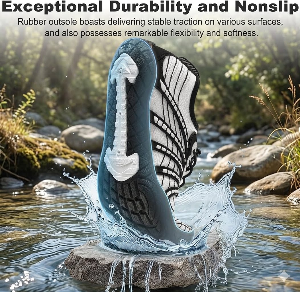 Quick-Dry Barefoot Water Shoes for Outdoor Hiking