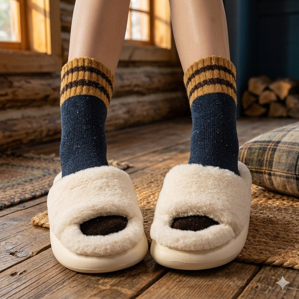 Wool Socks for Women Winter Warm Cozy Thick Hiking Boot Crew Socks
5 Pairs Comfy Vintage Casual Sock,Knit Soft Stocking Stuffers for Men,Ladies Classic Fall Work Sock,Gift for Girl Mom Grandma