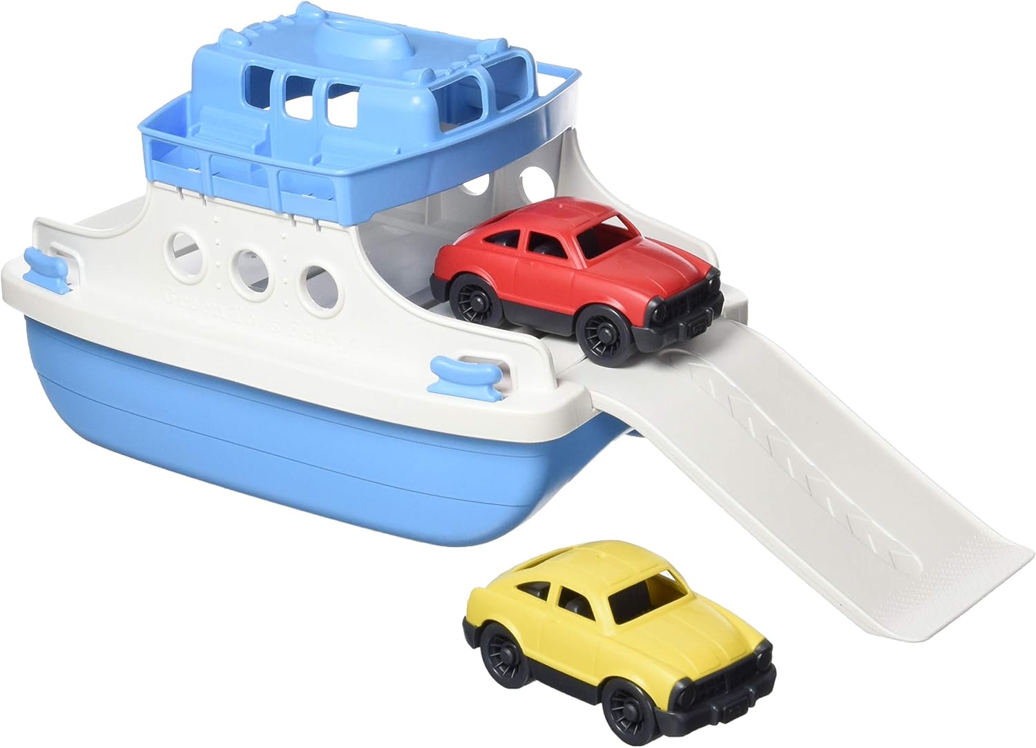 Ferry Boat, Blue/White 4C - Pretend Play, Motor Skills, Kids Bath Toy -  BigGreenBear.com Toys 24.50 USD Big Green Bear