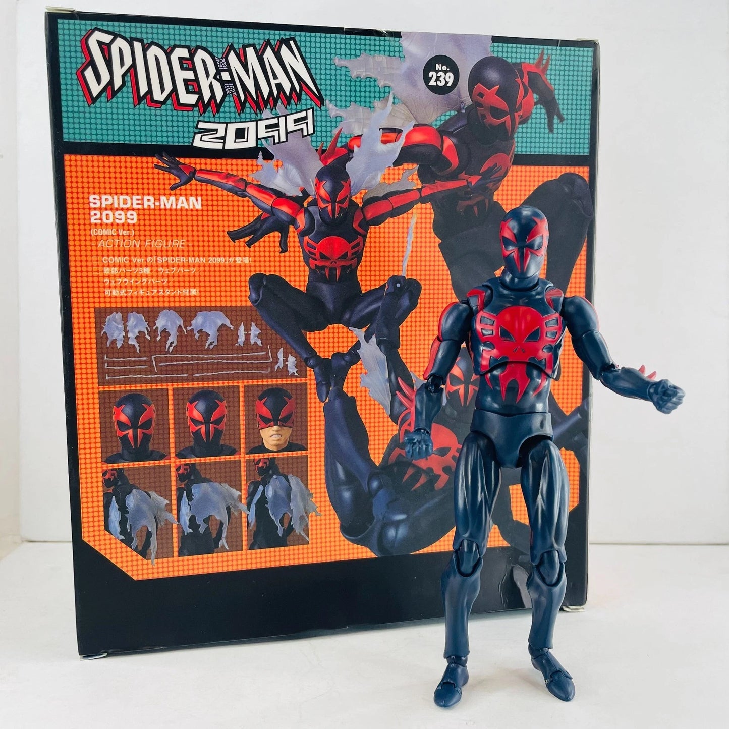 Spider-Man Spiderman 2099 Comic Ver 6" Action Figure CT Toys #239 -  BigGreenBear.com Action Figure 44.00 USD Big Green Bear